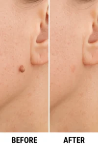 Skin tags removal Westbourne Green before and after