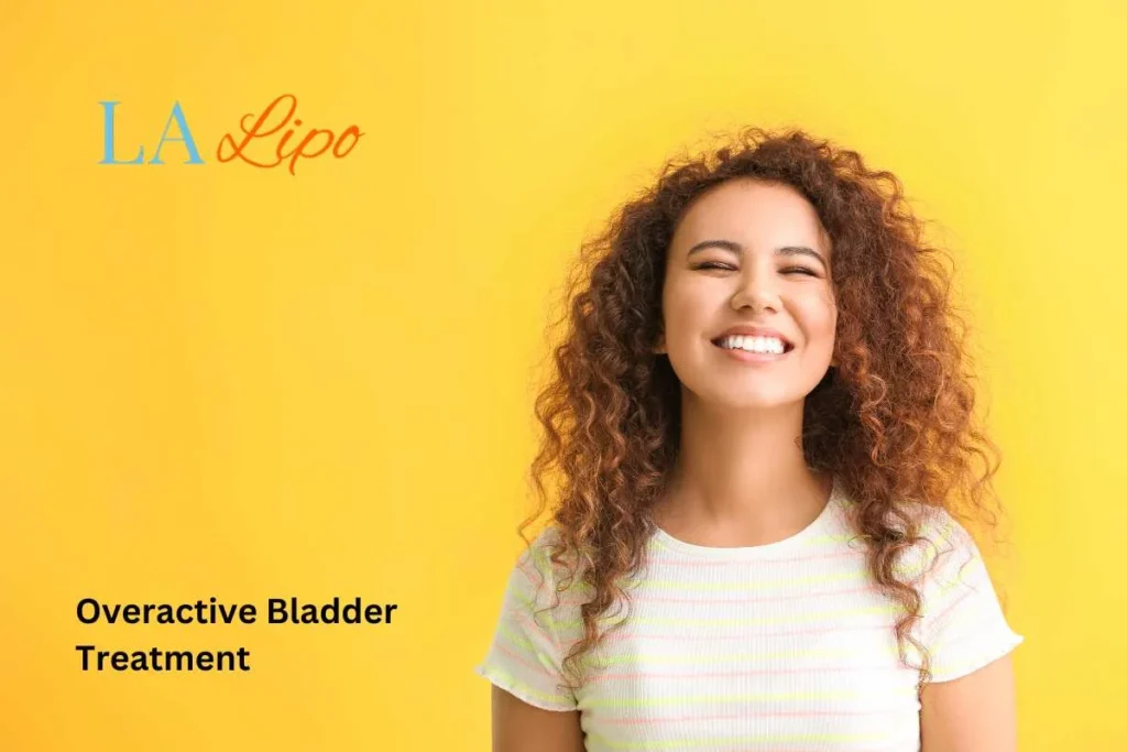 woman smiling about overactive bladder treatment Westbourne Green solutions